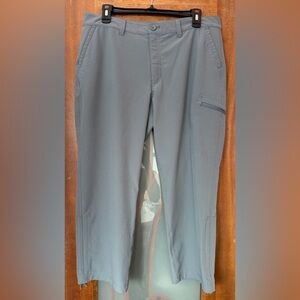 Eddie Bauer Womens Gray Ripstop Cropped Outdoor Hiking Utility Sports Pants 10